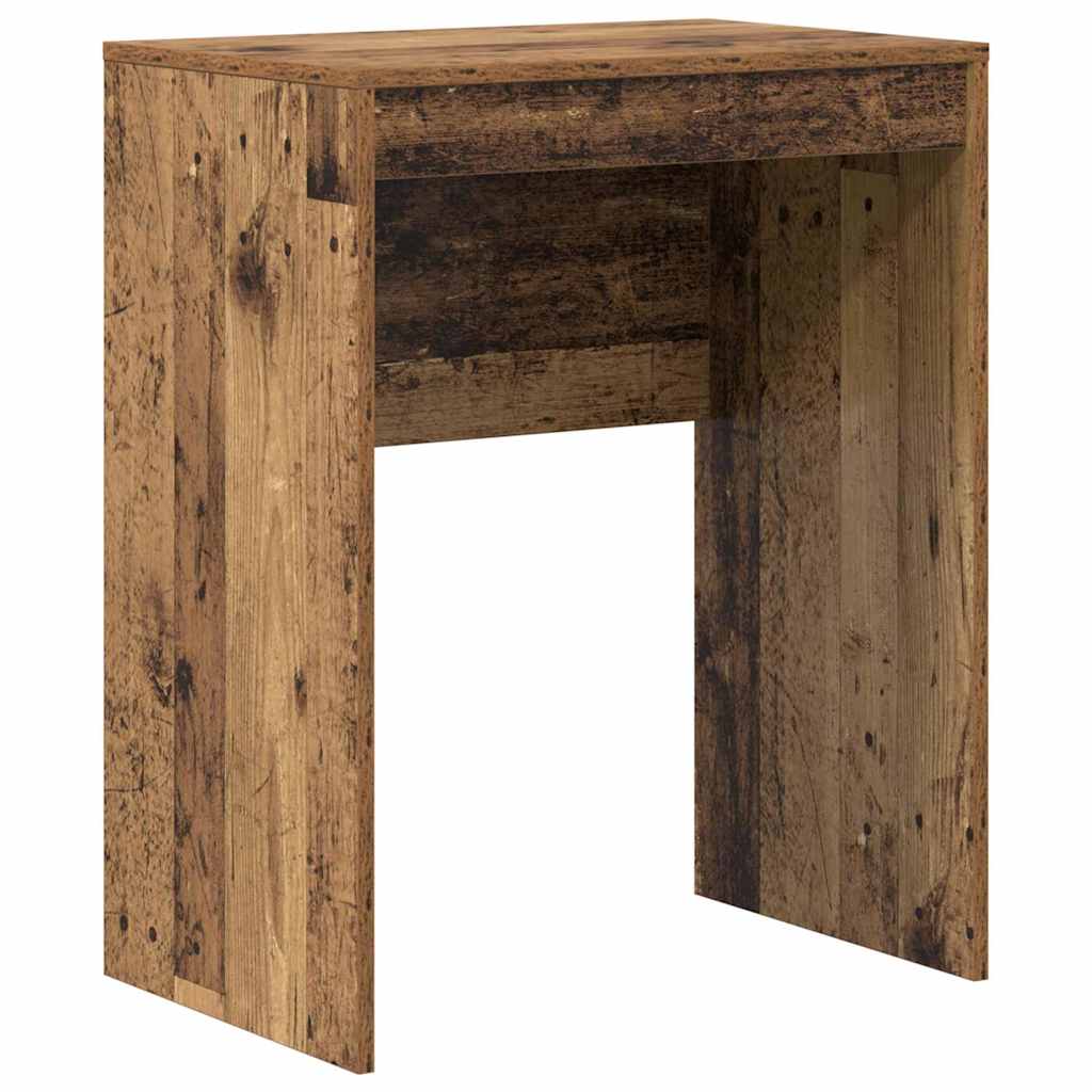 Skrivebord med opbevaring 2 pcs Gammelt træ 45,5 x 34 x 127 cm