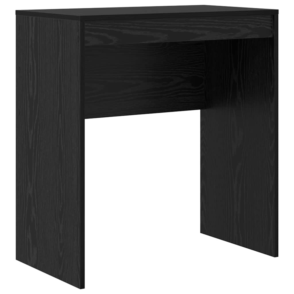 Skrivebord med opbevaring 2 pcs Sort eg 70 x 40 x 76 cm