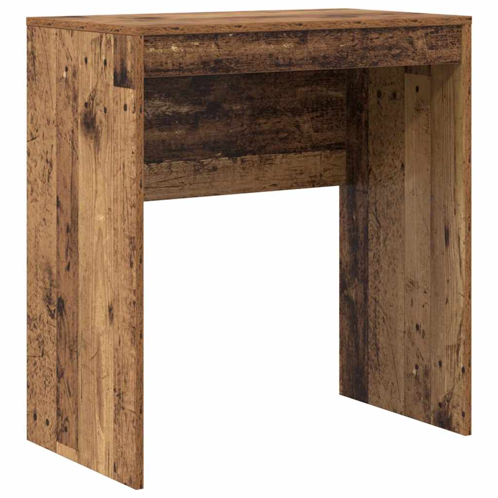Skrivebord med opbevaring 2 pcs Gammelt træ 70 x 40 x 76 cm