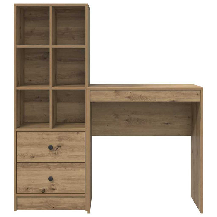 Skrivebord med opbevaring 2 pcs artisan eg 70 x 40 x 76 cm