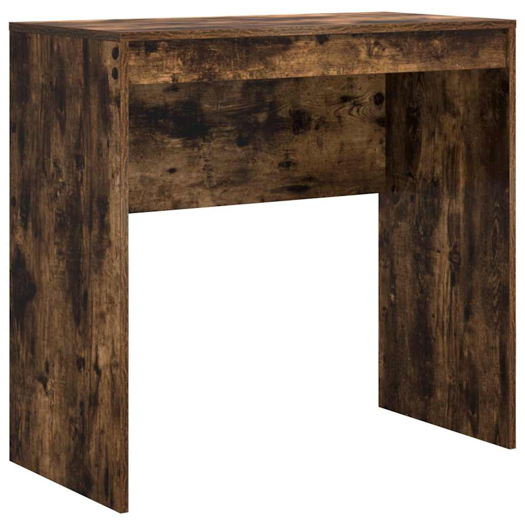 Skrivebord med opbevaring 2 pcs Røget eg 80 x 40 x 76 cm