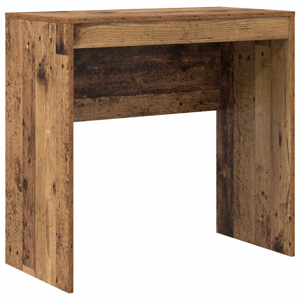 Skrivebord med opbevaring 2 pcs Gammelt træ 80 x 40 x 76 cm