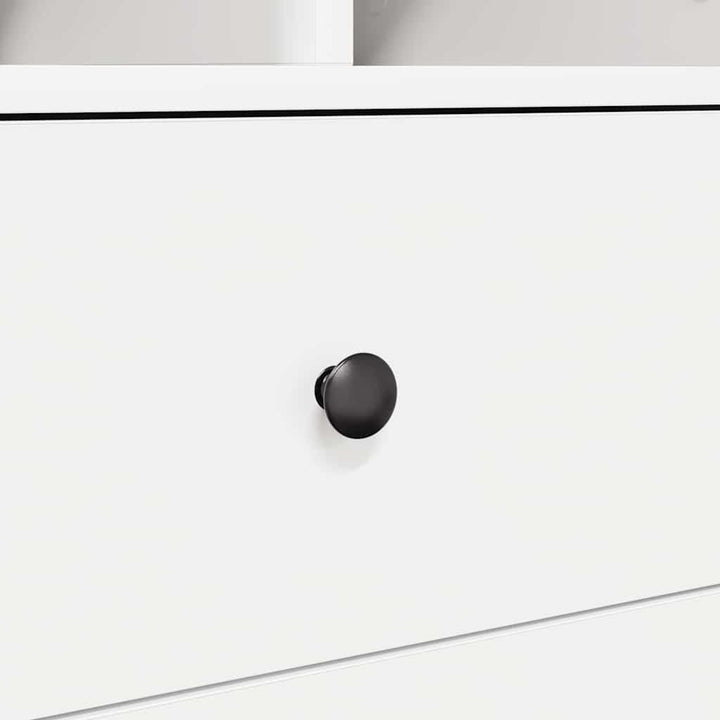 Skrivebord med opbevaring med skuffe 2 pcs Hvid 90 x 40 x 76 cm