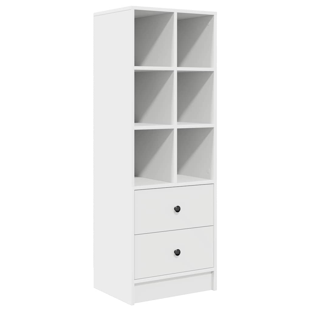 Skrivebord med opbevaring med skuffe 2 pcs Hvid 90 x 40 x 76 cm