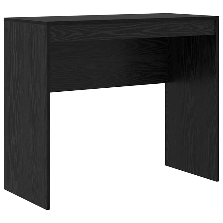 Skrivebord med opbevaring 2 pcs Sort eg 90 x 40 x 76 cm