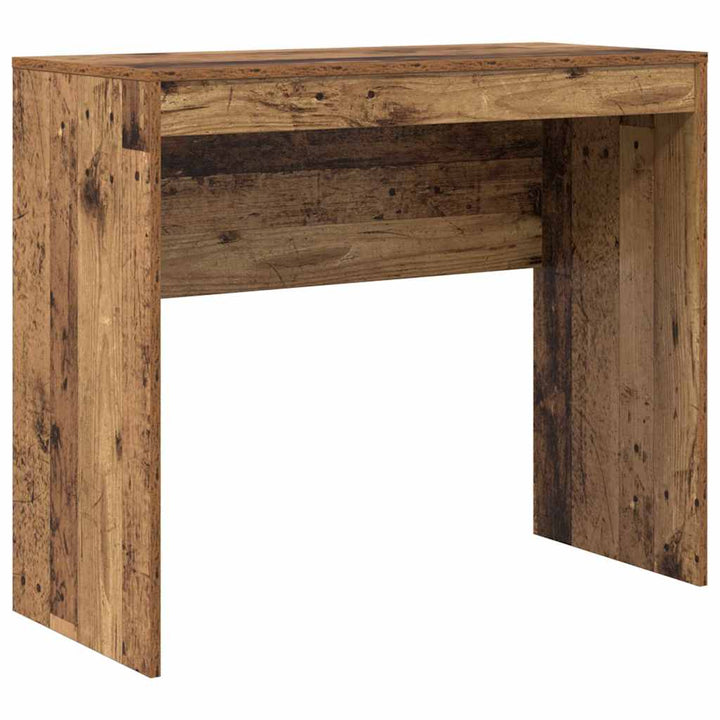Skrivebord med opbevaring 2 pcs Gammelt træ 90 x 40 x 76 cm