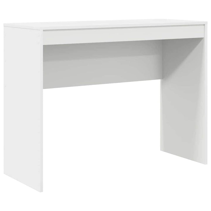 Skrivebord med opbevaring med hylde 2 pcs Hvid 100 x 40 x 76 cm