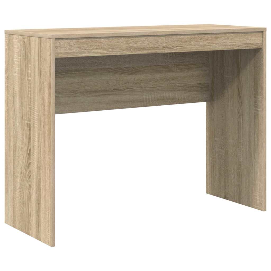 Skrivebord med opbevaring 2 pcs Sonoma eg 100 x 40 x 76 cm