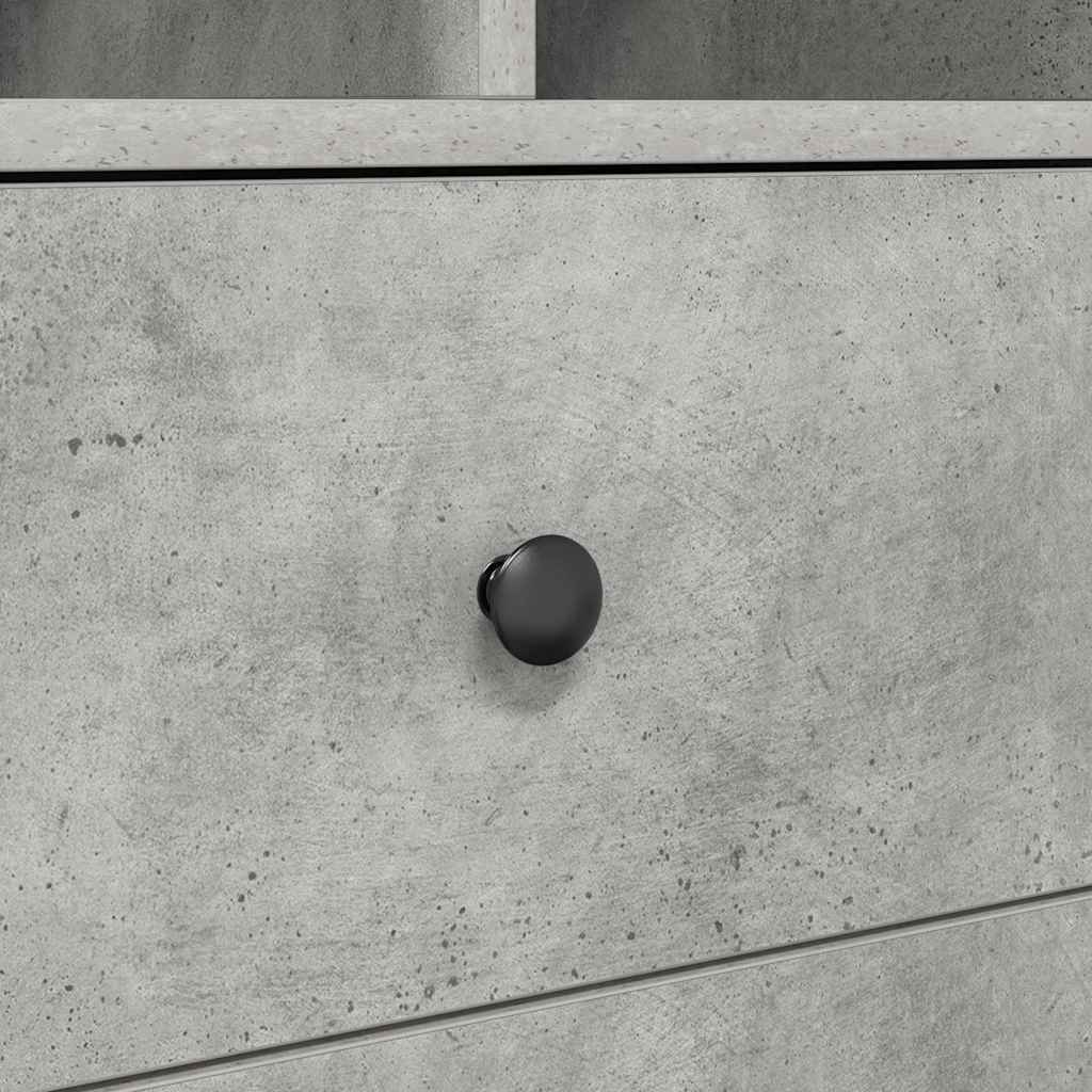 Skrivebord med opbevaring 2 pcs Beton Grå 100 x 40 x 76 cm