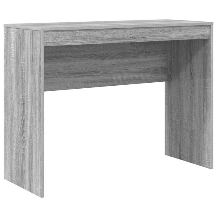 Skrivebord med opbevaring 2 pcs Grå sonoma-eg 100 x 40 x 76 cm