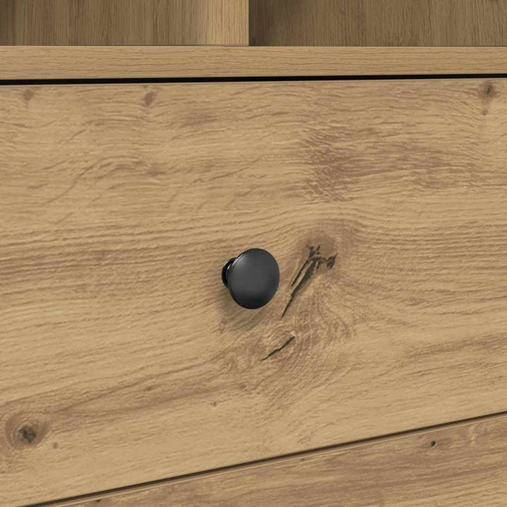 Skrivebord med opbevaring 2 pcs artisan eg 100 x 40 x 76 cm