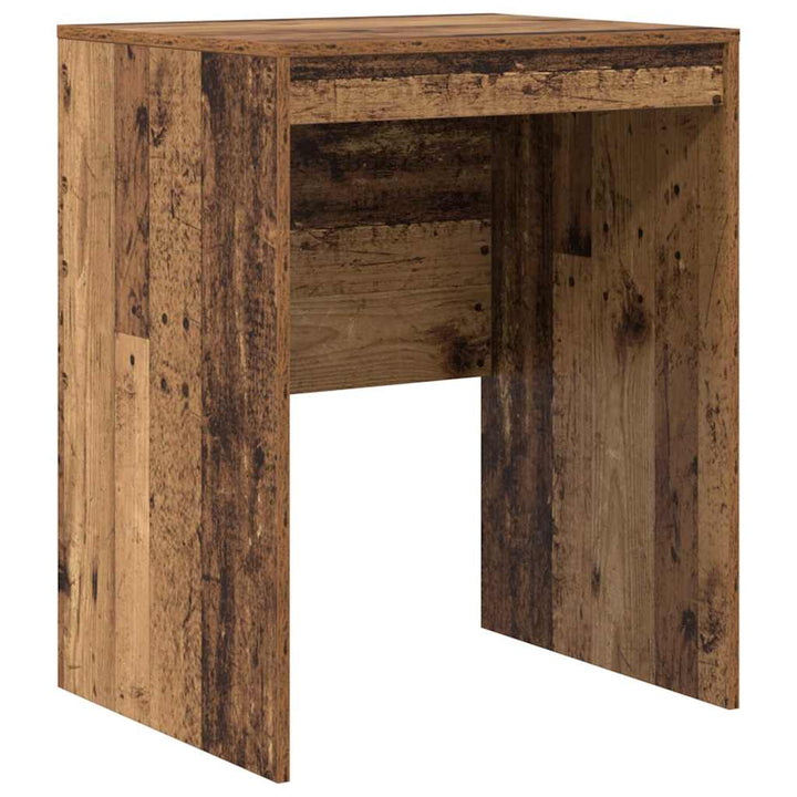 Skrivebord med opbevaring 2 pcs Gammelt træ 60 x 50 x 76 cm
