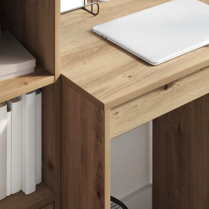 Skrivebord med opbevaring 2 pcs artisan eg 60 x 50 x 76 cm
