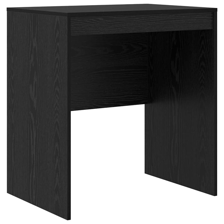 Skrivebord med opbevaring 2 pcs Sort eg 70 x 50 x 76 cm