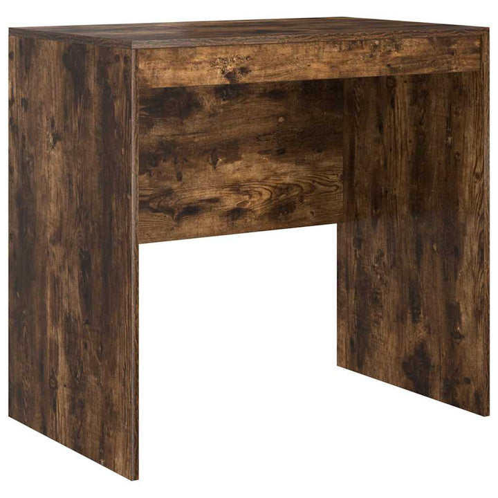 Skrivebord med opbevaring 2 pcs Røget eg 80 x 50 x 76 cm