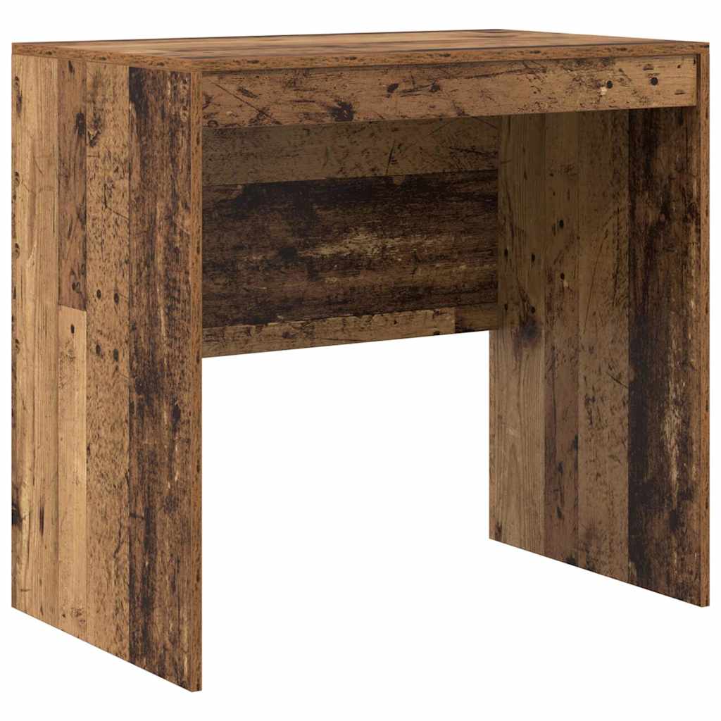 Skrivebord med opbevaring 2 pcs Gammelt træ 80 x 50 x 76 cm