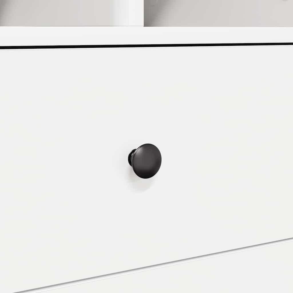 Skrivebord med opbevaring med skuffe 2 pcs Hvid 90 x 50 x 76 cm