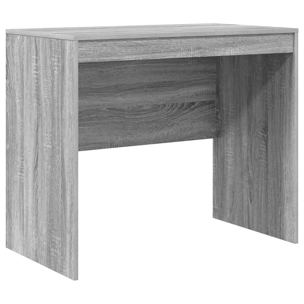 Skrivebord med opbevaring 2 pcs Grå sonoma-eg 90 x 50 x 76 cm