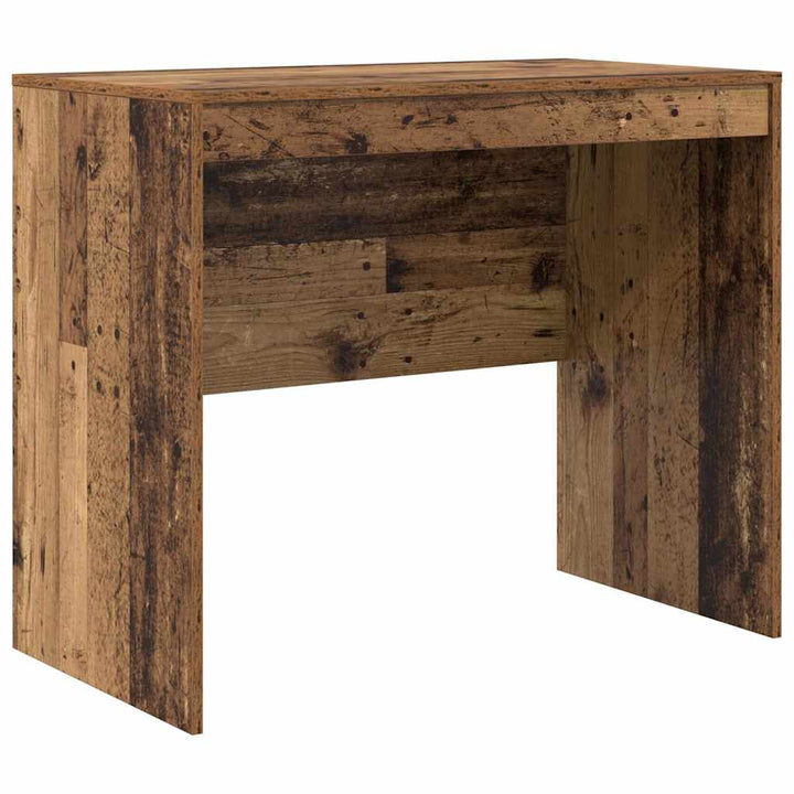 Skrivebord med opbevaring 2 pcs Gammelt træ 90 x 50 x 76 cm