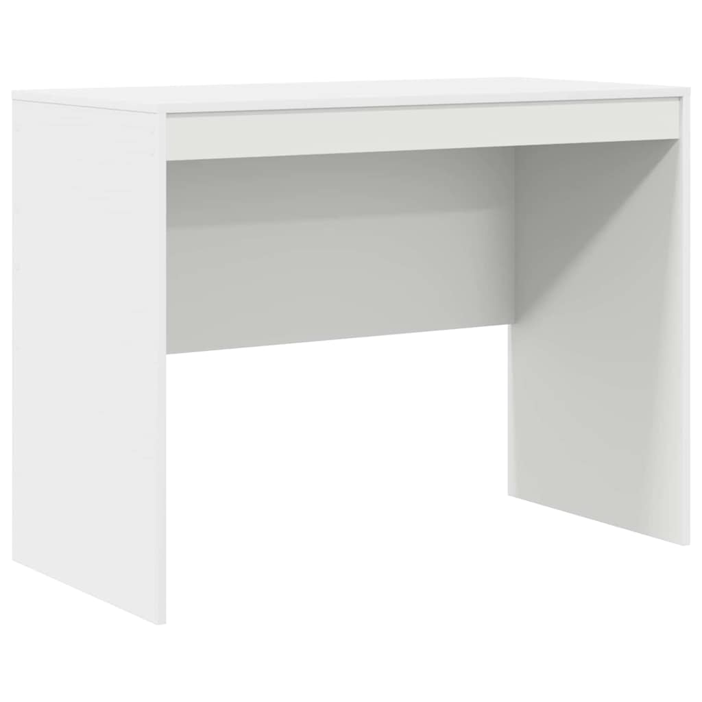 Skrivebord med opbevaring med hylde 2 pcs Hvid 100 x 50 x 76 cm