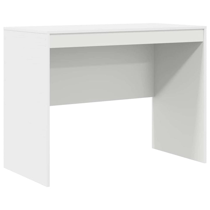 Skrivebord med opbevaring med hylde 2 pcs Hvid 100 x 50 x 76 cm