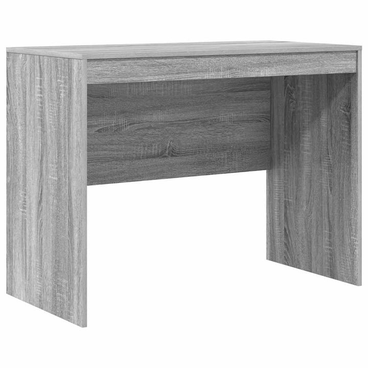Skrivebord med opbevaring 2 pcs Grå sonoma-eg 100 x 50 x 76 cm