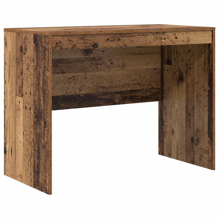 Skrivebord med opbevaring 2 pcs Gammelt træ 100 x 50 x 76 cm