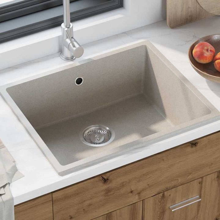 Køkkenvask Beige 54 x 44 x 20 cm Granit
