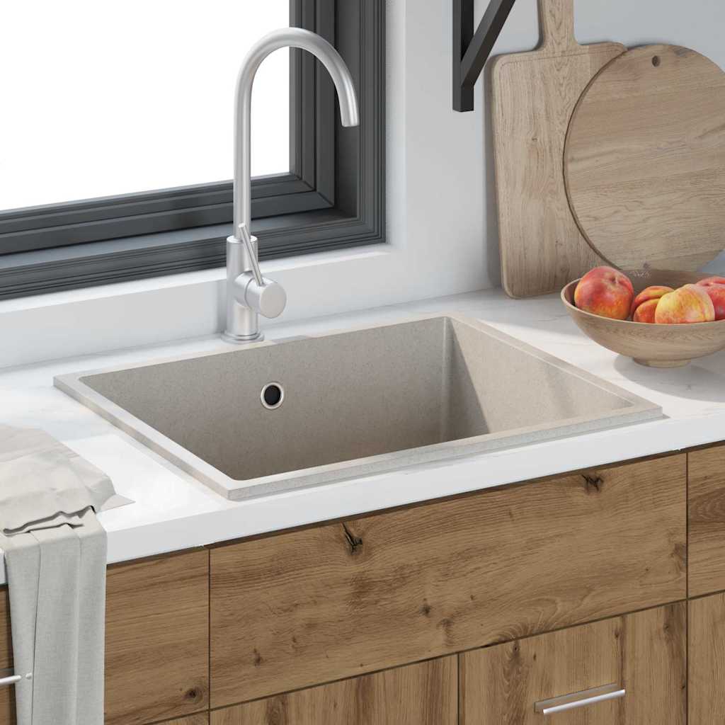 Køkkenvask Beige 54 x 44 x 20 cm Granit