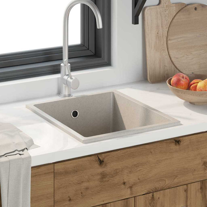 Køkkenvask Beige 38 x 44 x 20 cm Granit