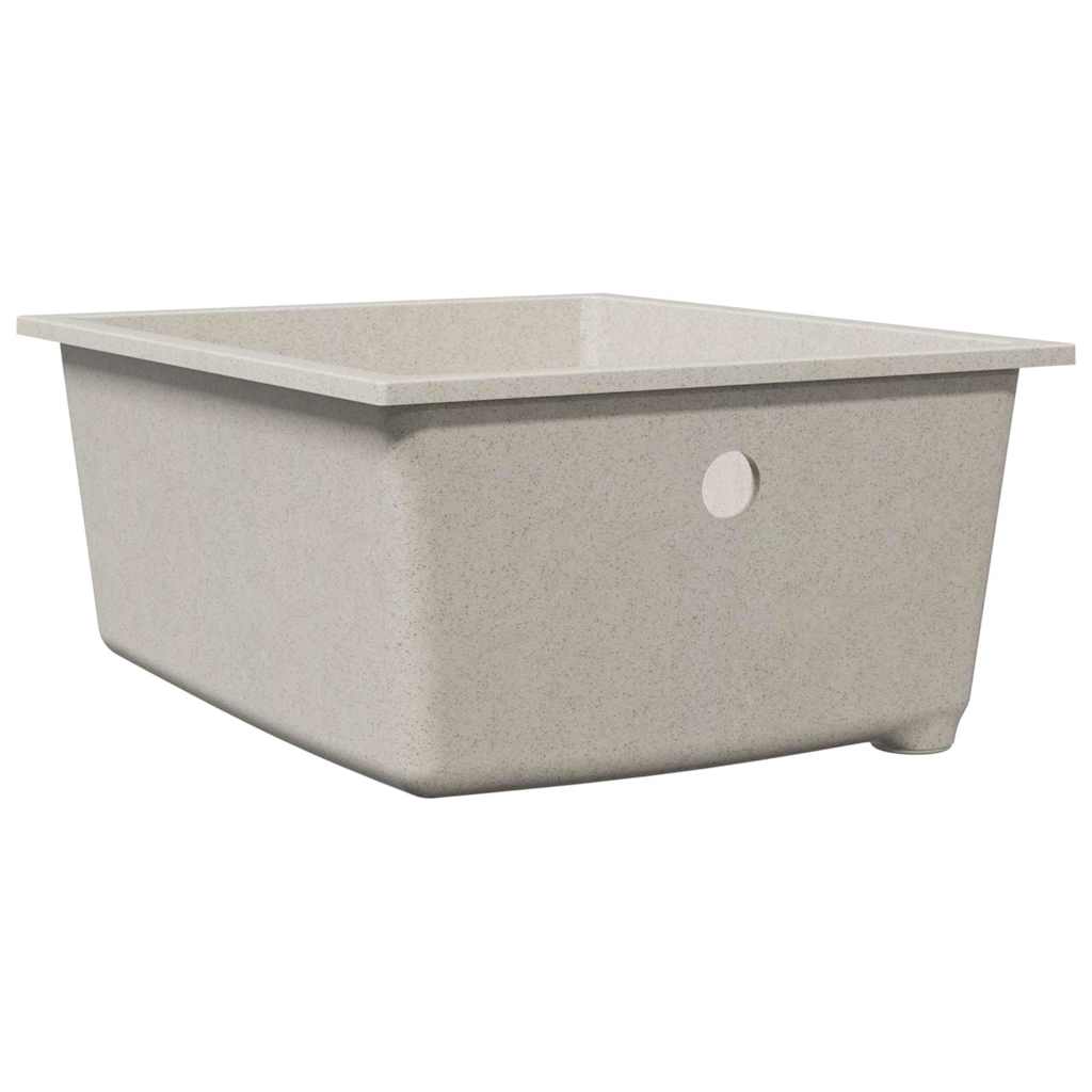 Køkkenvask Beige 38 x 44 x 20 cm Granit
