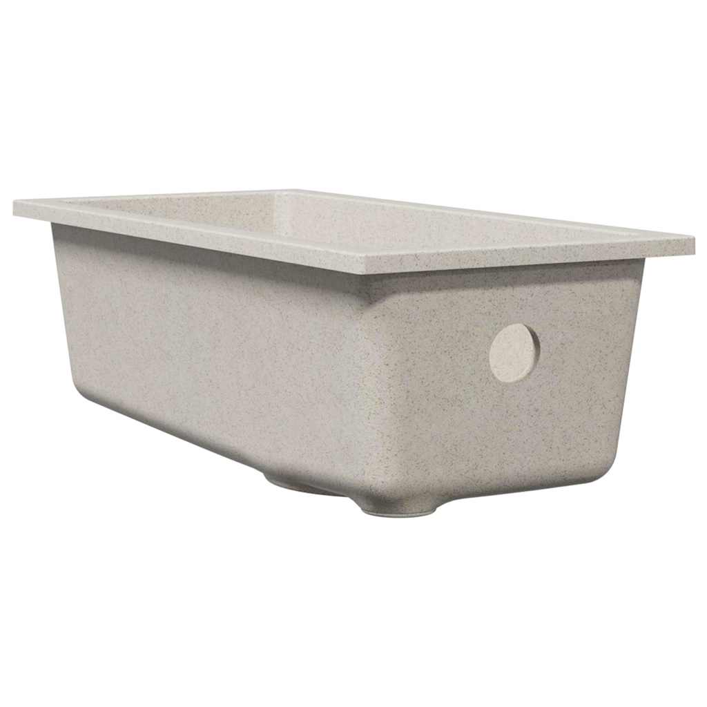 Køkkenvask Beige 21 x 44 x 14 cm Granit