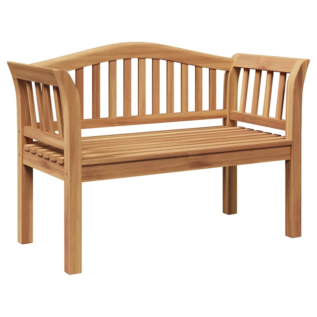 Havebænk Brun 120 x 53,5 x 85 cm Massivt teaktræ