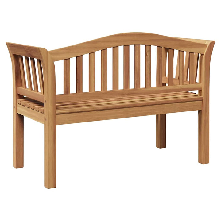 Havebænk Brun 120 x 53,5 x 85 cm Massivt teaktræ