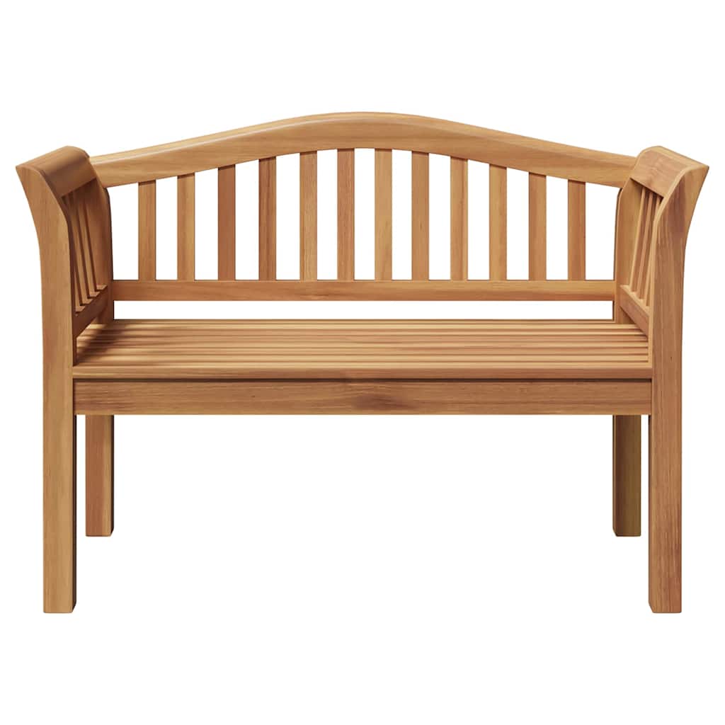 Havebænk Brun 120 x 53,5 x 85 cm Massivt teaktræ