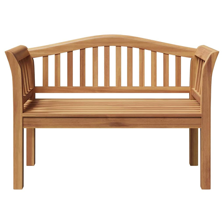 Havebænk Brun 120 x 53,5 x 85 cm Massivt teaktræ