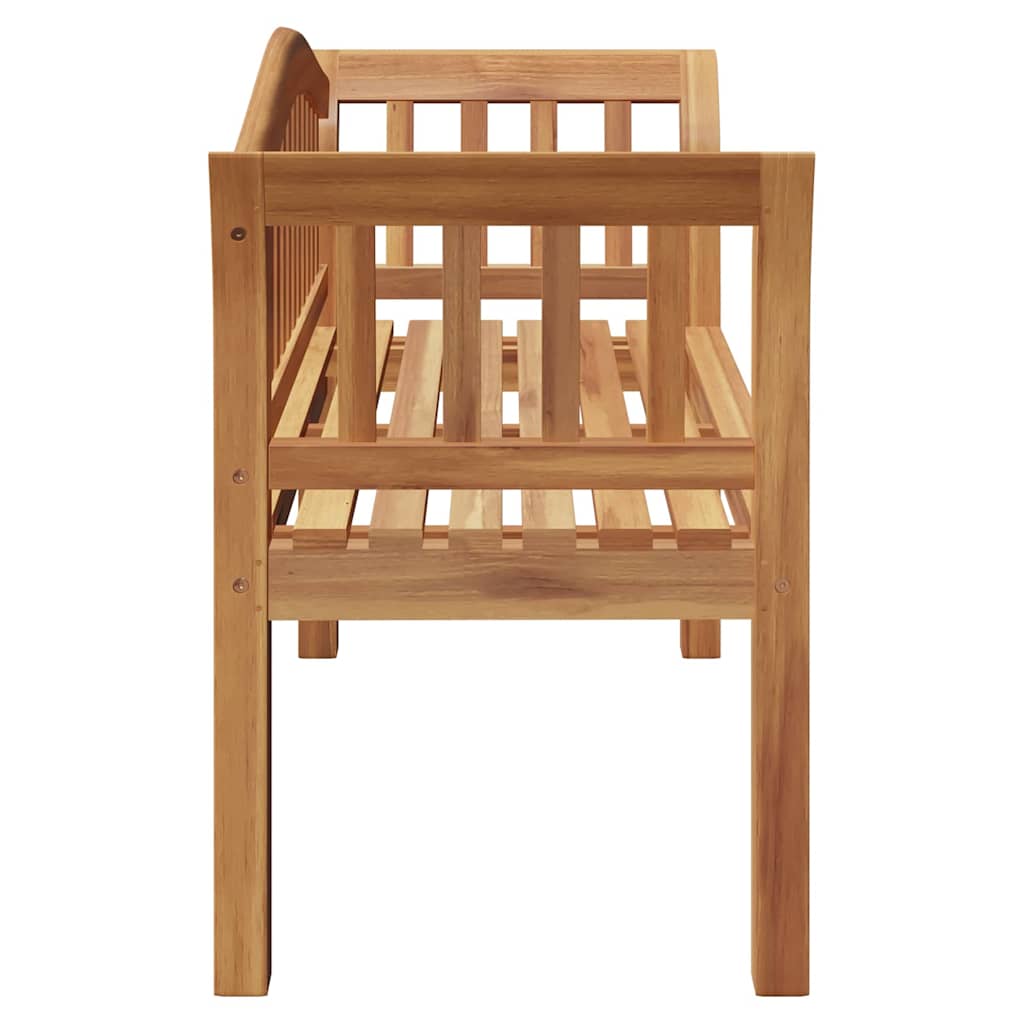 Havebænk Brun 120 x 53,5 x 85 cm Massivt teaktræ