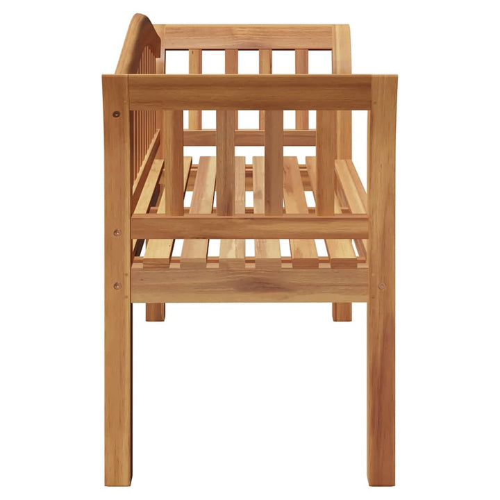 Havebænk Brun 120 x 53,5 x 85 cm Massivt teaktræ