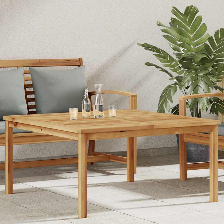Sofabord Brun 110 x 110 x 45 cm Massivt teaktræ