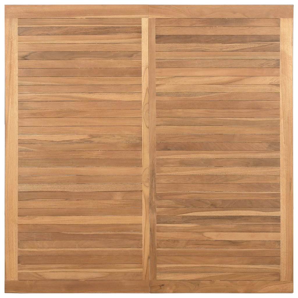 Sofabord Brun 110 x 110 x 45 cm Massivt teaktræ
