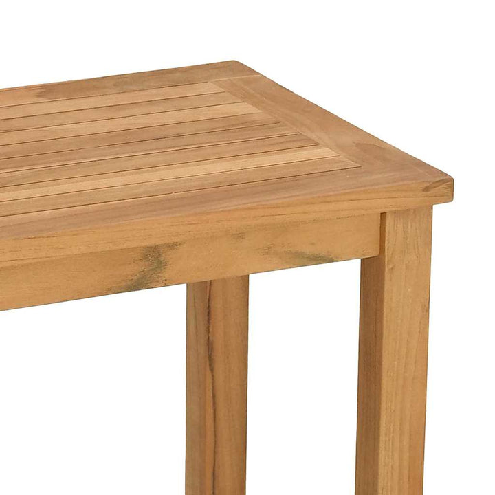 Sofabord med opbevaring Brun 85 x 35 x 75 cm Massivt teaktræ