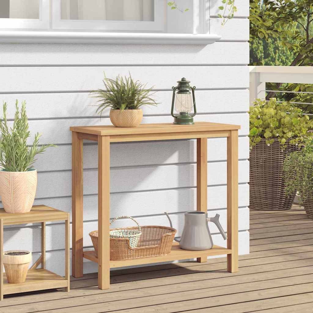 Sofabord med opbevaring Brun 85 x 35 x 75 cm Massivt teaktræ