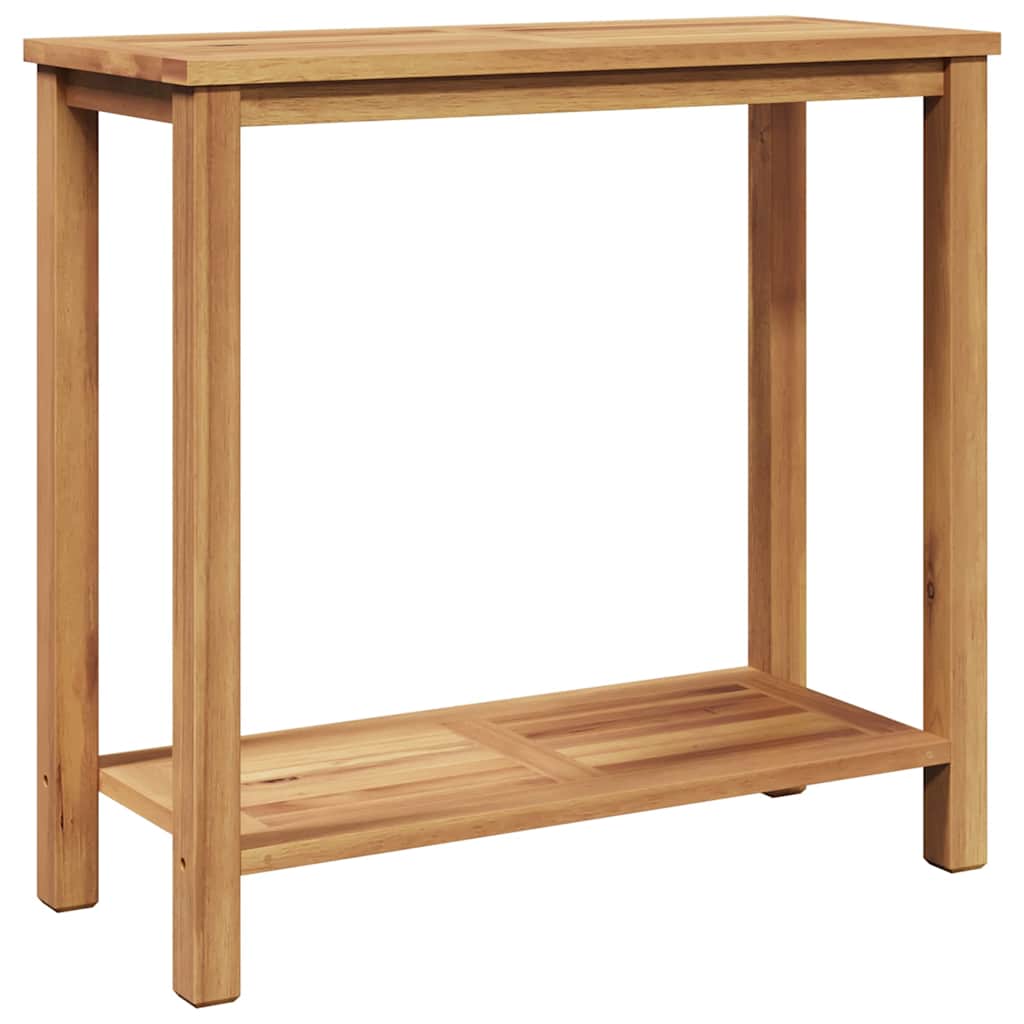 Sofabord med opbevaring Brun 85 x 35 x 75 cm Massivt teaktræ