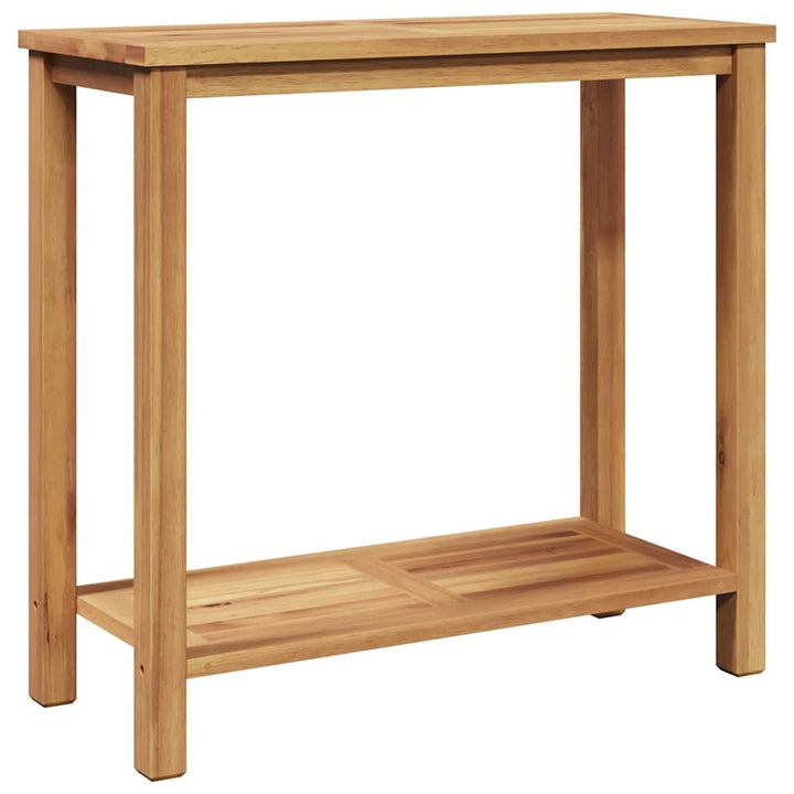 Sofabord med opbevaring Brun 85 x 35 x 75 cm Massivt teaktræ