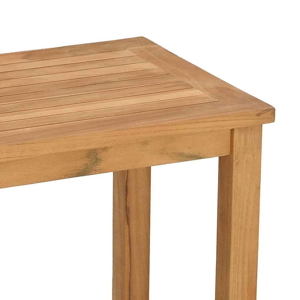 Sofabord med opbevaring Brun 110 x 40 x 45 cm Massivt teaktræ