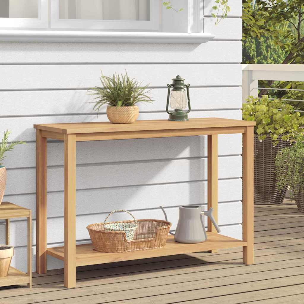Sofabord med opbevaring Brun 110 x 40 x 45 cm Massivt teaktræ
