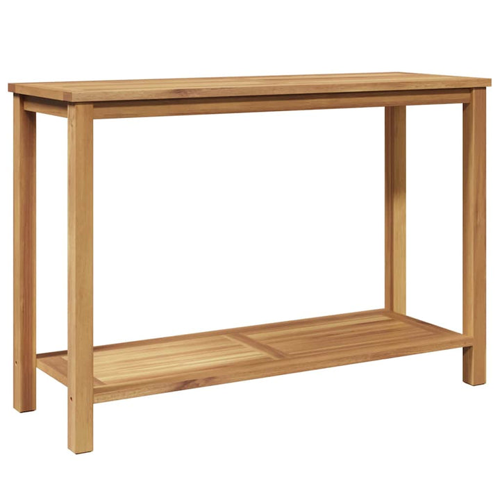 Sofabord med opbevaring Brun 110 x 40 x 45 cm Massivt teaktræ