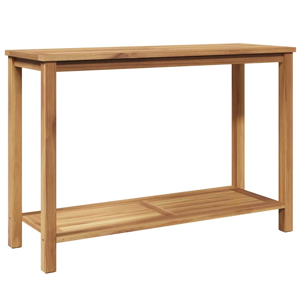 Sofabord med opbevaring Brun 110 x 40 x 45 cm Massivt teaktræ