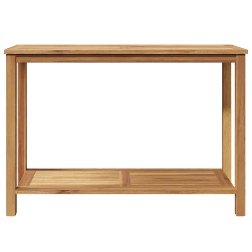 Sofabord med opbevaring Brun 110 x 40 x 45 cm Massivt teaktræ