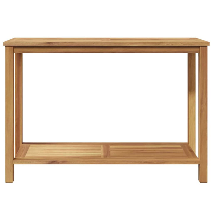 Sofabord med opbevaring Brun 110 x 40 x 45 cm Massivt teaktræ